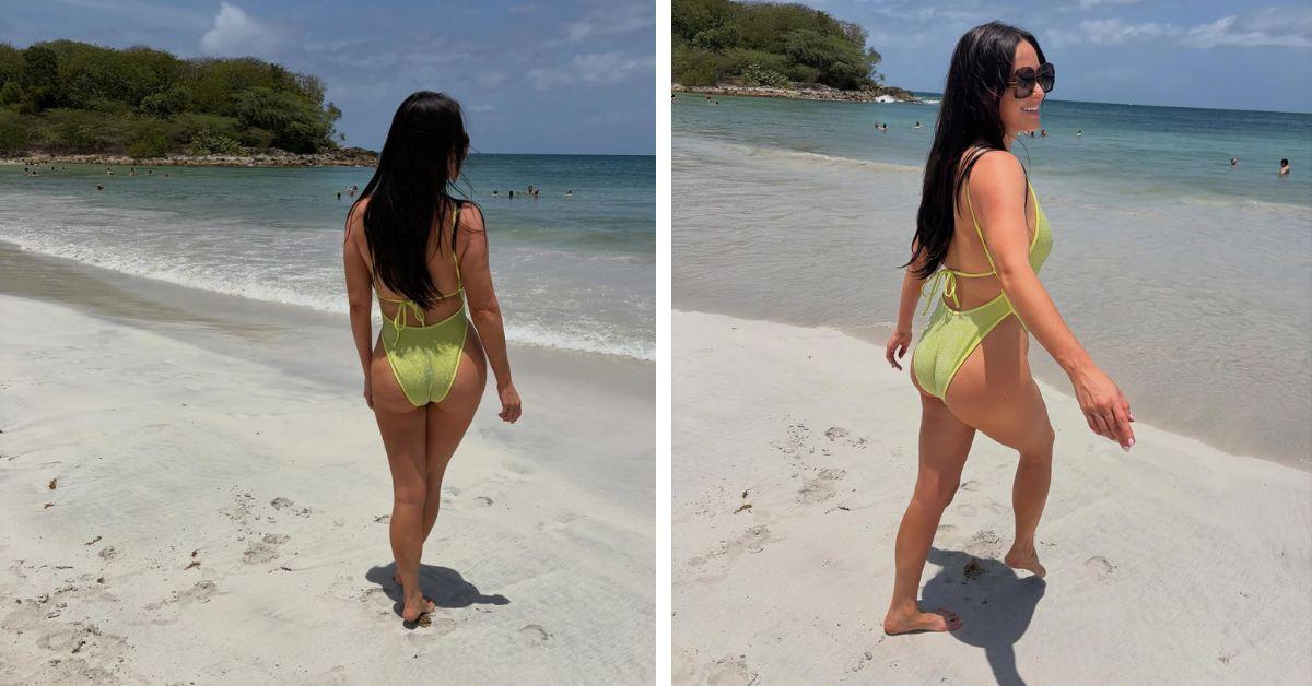 image of Kacey Musgraves shared a series of tropical vacation photos on Instagram that quickly gained attention.