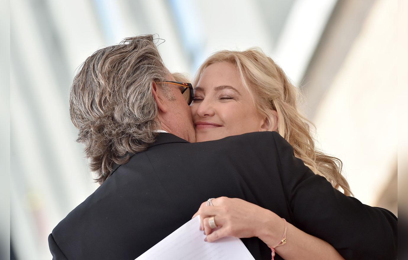 Goldie Hawn And Kurt Russell Honored With Double Star Ceremony On The Hollywood Walk Of Fame