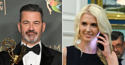 Photo of Jimmy Kimmel and Natalie Harp.