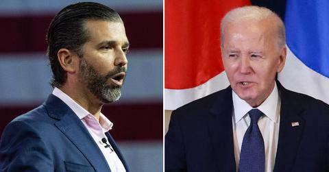 Donald Trump Jr. and Joe Biden