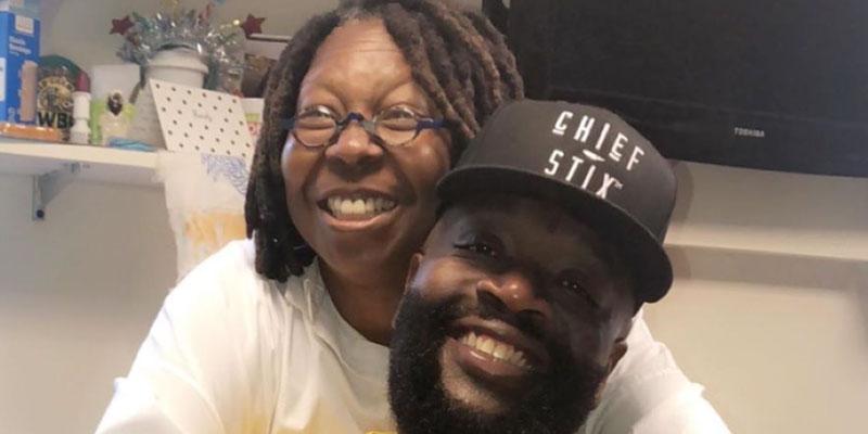 Rick Ross Whoopi Goldberg Embrace 'The View'