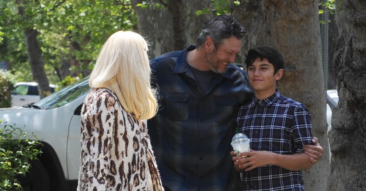 gwen stefani loves bond blake shelton shares with her sons stepdad