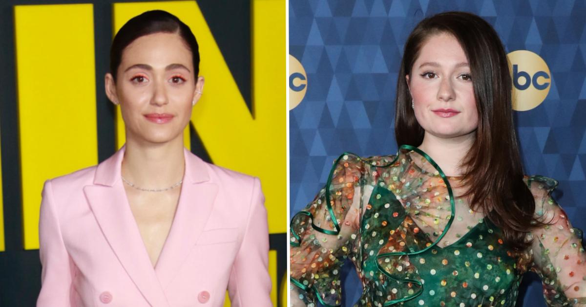 emmy rossum touts new podcast gig after shameless costar trashes her