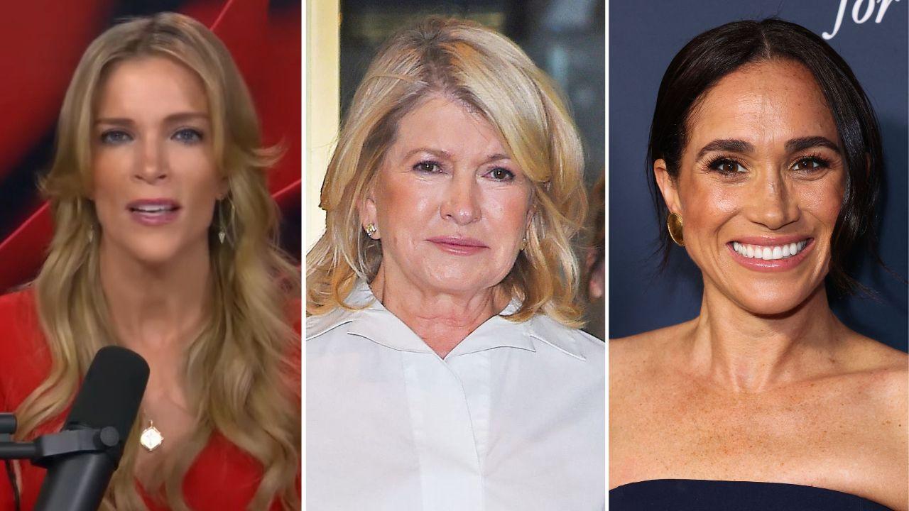 Photo of Megyn Kelly, Martha Stewart and Meghan Markle