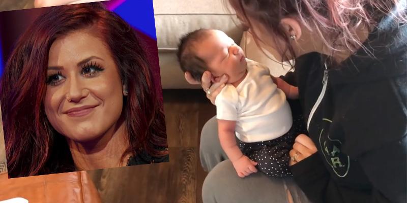 Chelsea houska baby girl layne ettie photos