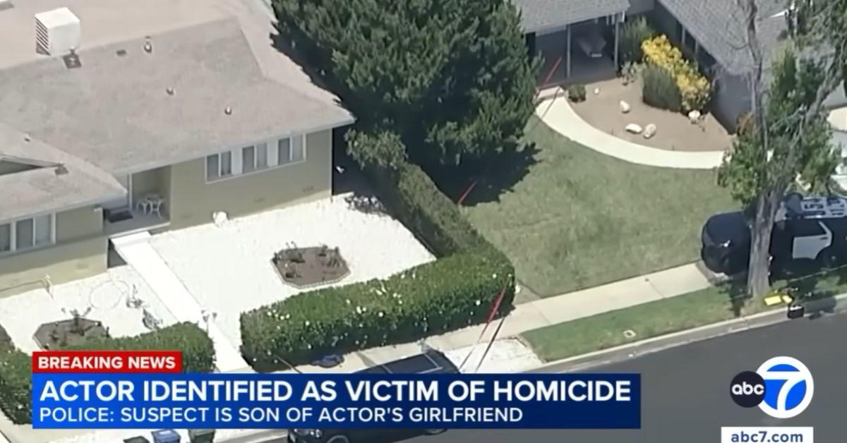 image of James Handy was found with a stab wound to the chest outside a home in Tarzana, Calif., on June 3.
