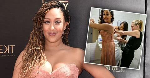 Tamera Mowry Wardrobe Malfunction PP