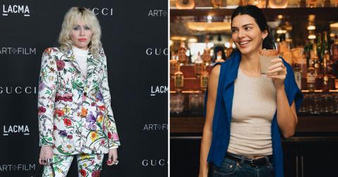 Composite photo of Miley Cyrus and Kendall Jenner