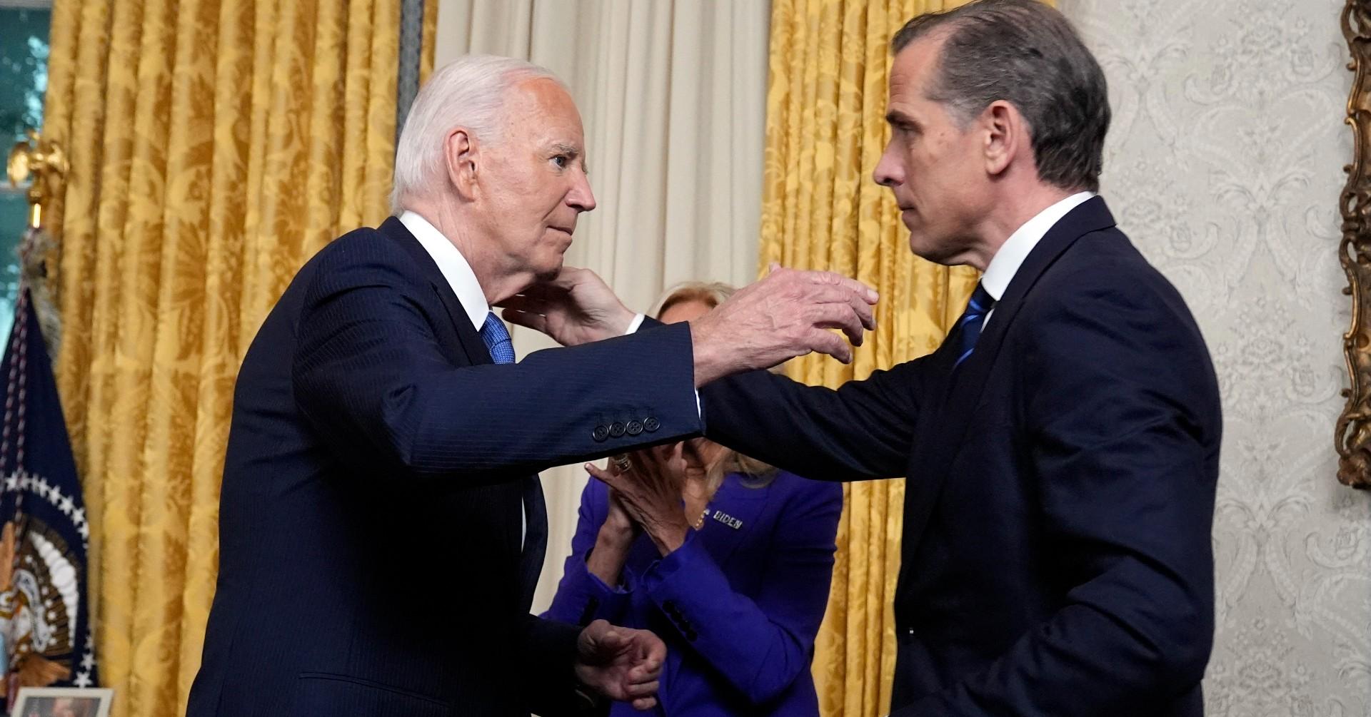 president joe biden pardons son hunter before leaving office