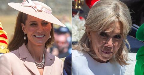 photo of Kate Middleton and Brigitte Macron