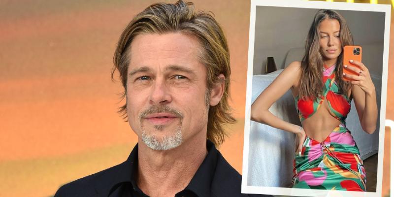 Brad Pitt And Girlfriend Nicole Poturalski Split, Model 'Back