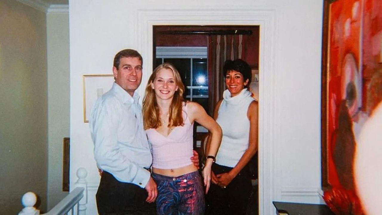 Image of Virginia Giuffre accused ex-Prince Andrew of having s-- with her.