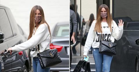 sofia vergara leaving karats in beverly hills pp