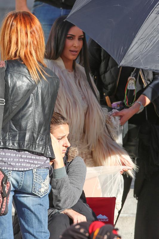 Kim Kardashian gets ready for for her movie debut on the set of &#8220;Ocean&#8217;s Eight&#8221;