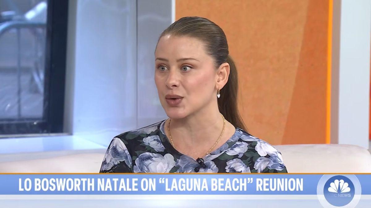 Photo of Lo Bosworth missed filming the reunion in person because she was heavily pregnant at the time.