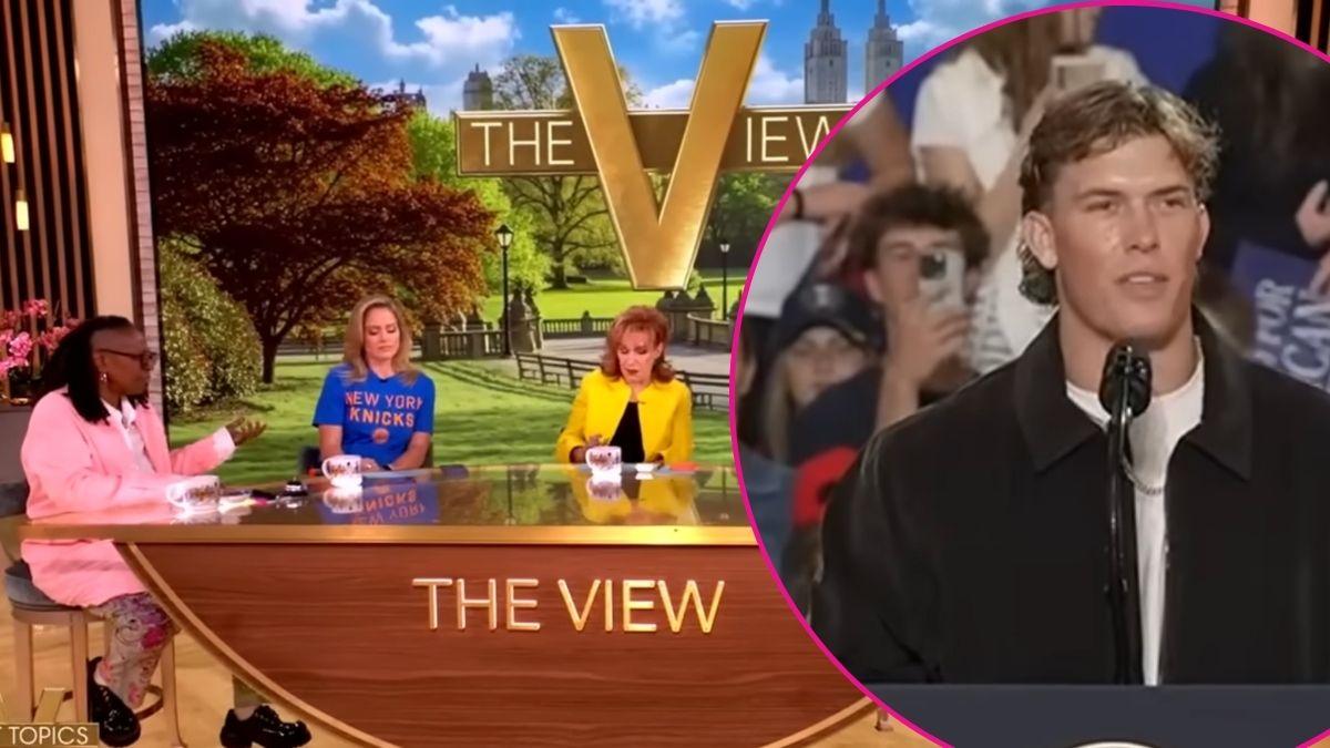 Composite photo of 'The View' and Jaxson Dart.