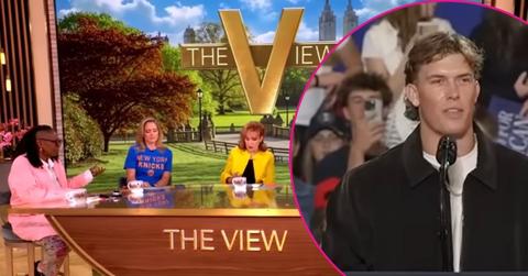 Composite photo of 'The View' and Jaxson Dart.
