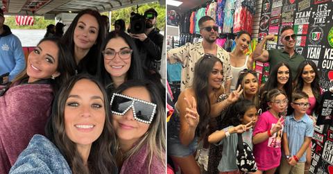 Photo of Jenni 'JWoww' Farley and her 'Jersey Shore' costars.