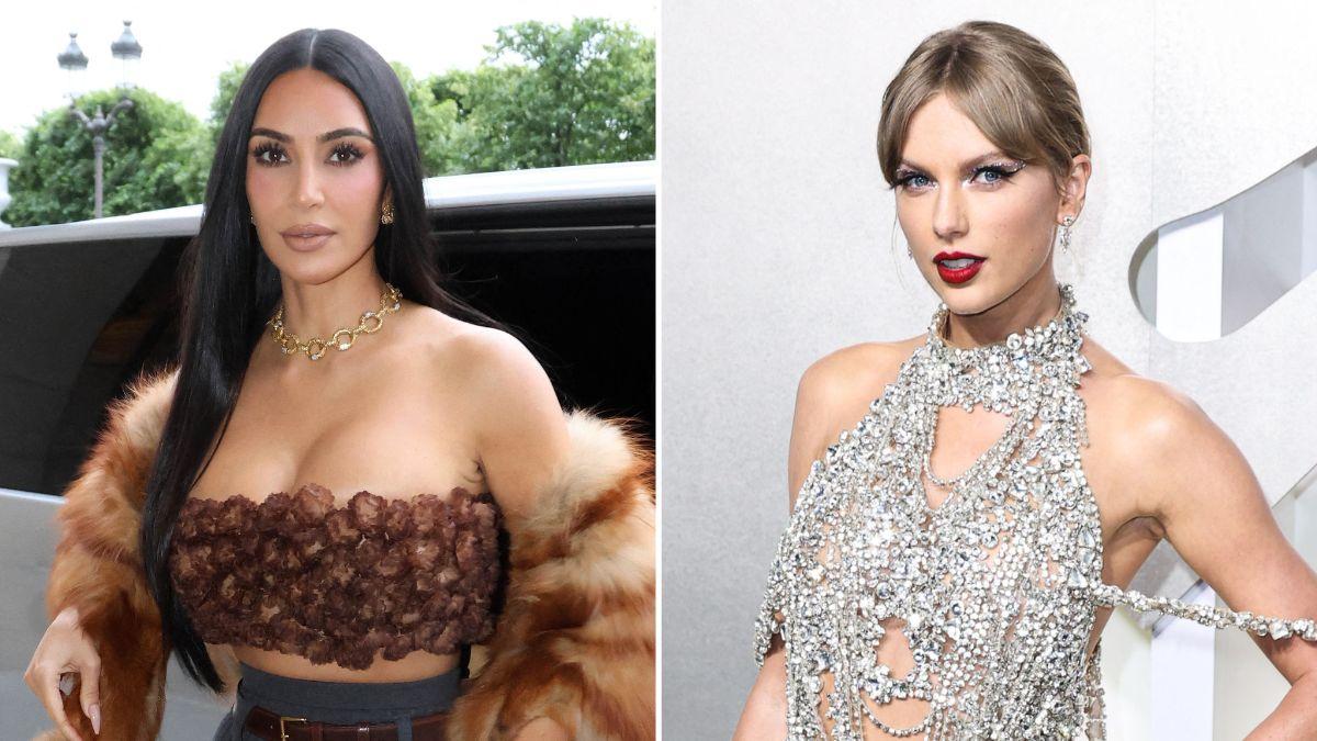 Photo of Kim Kardashian and Taylor Swift