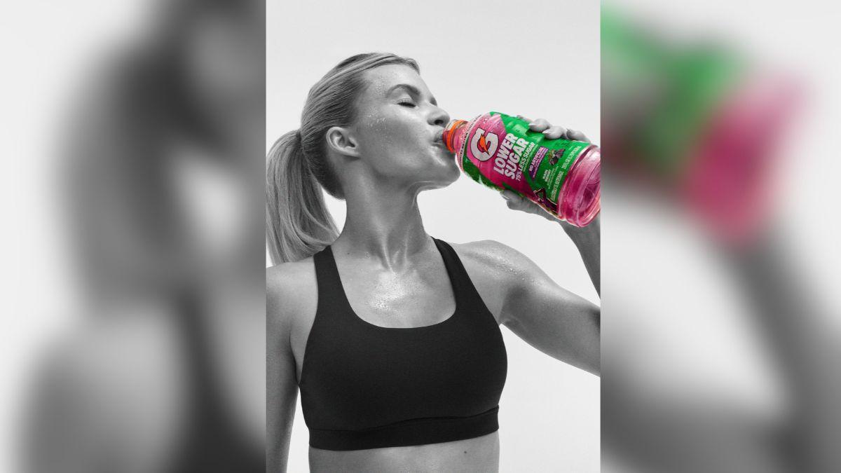 image of The star is excited to team up with Gatorade again. 