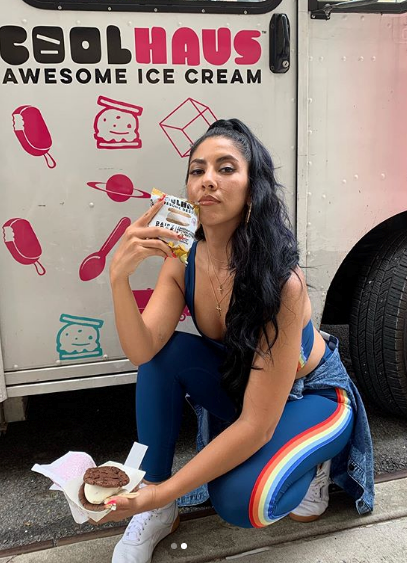 Stephanie Beatriz with Coolhaus Ice Cream