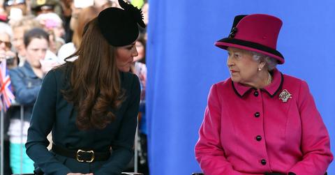 Queen Elizabeth II, Prince Philip, Duke Of Edinburgh And Catherine, Duchess Of Cambridge Visit Leicester
