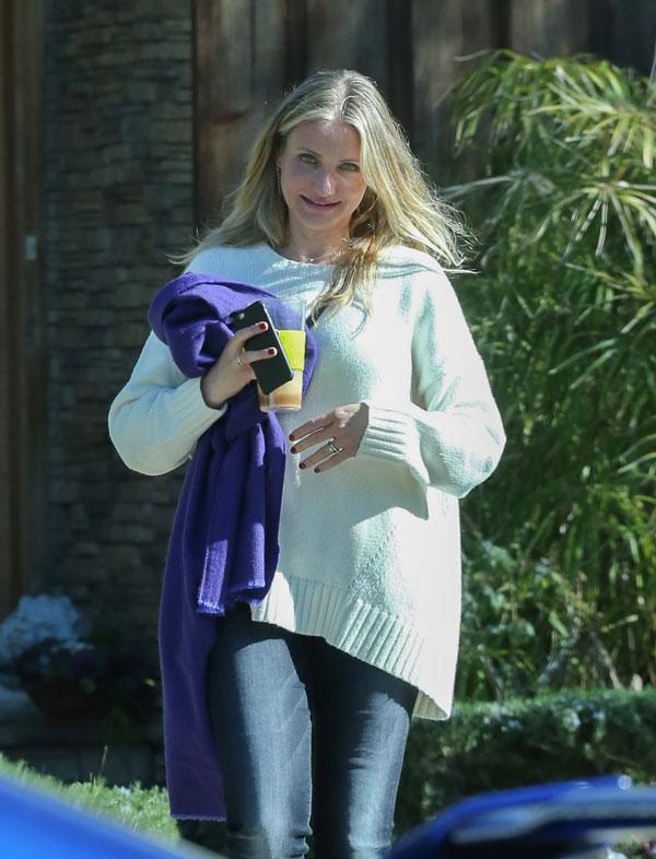 cameron diaz baby bump