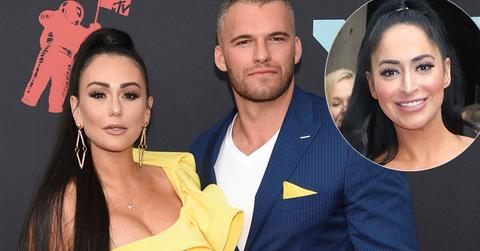 Jenni 'JWoww' Farley Zack Carpinello Angelina Pivarnick Baptism