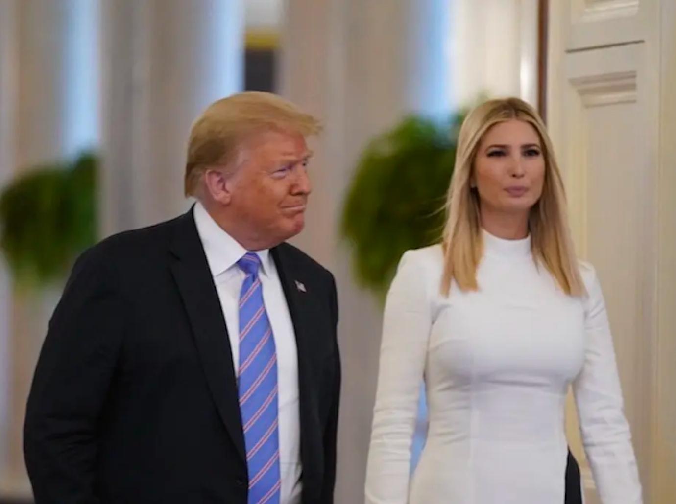 ivanka trump celebrates donalds birthday melania indictment