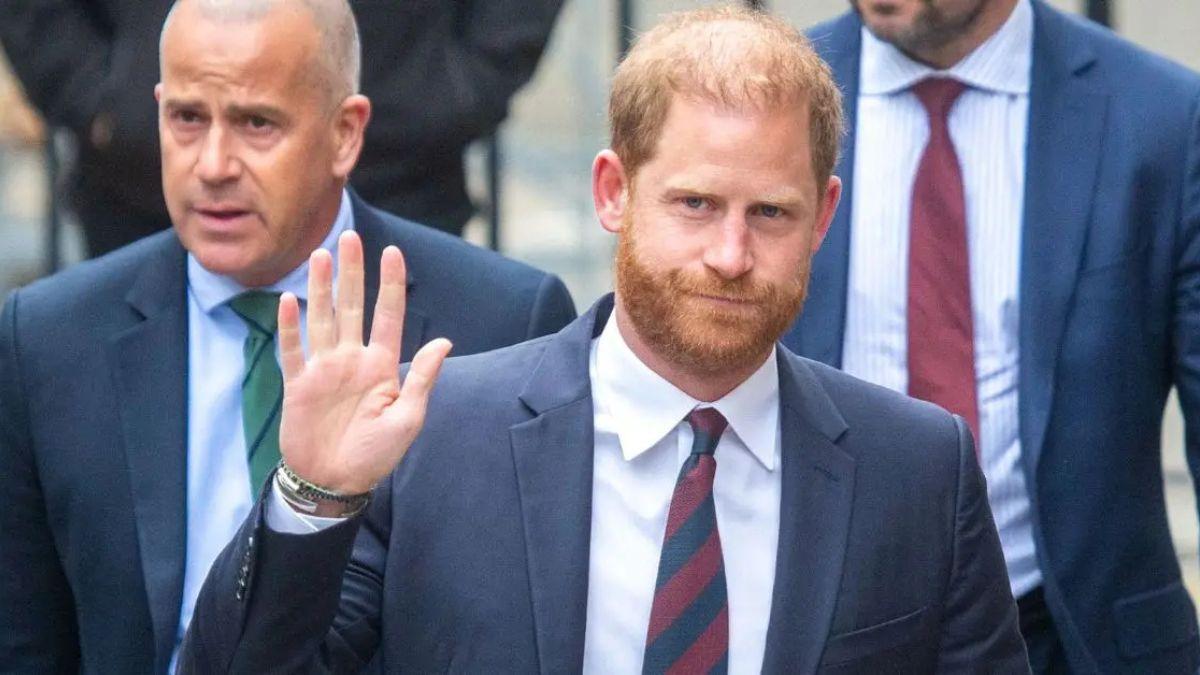 Photo of Prince Harry discussed his experiences with grief at a private charity event in Australia.