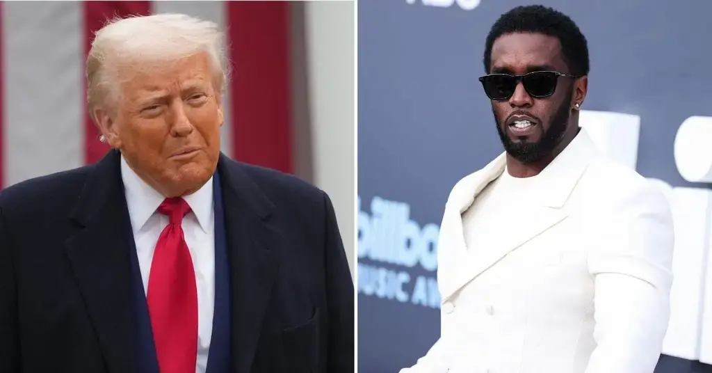 Composite photo of Donald Trump and Sean 'Diddy' Combs