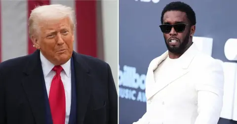 Composite photo of Donald Trump and Sean 'Diddy' Combs