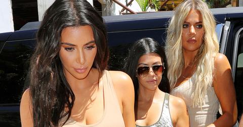 Kim Kardashian, Kourtney Kardashian, Khloe Kardashian visit DASH store in South Beach, FL