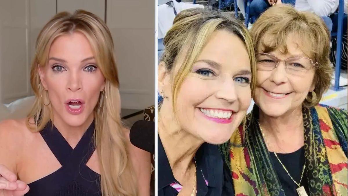 Split photo of Megyn Kelly; Savannah Guthrie and Nancy Guthrie.
