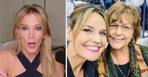 Split photo of Megyn Kelly; Savannah Guthrie and Nancy Guthrie.