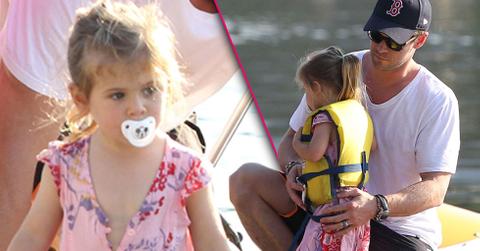 Chris hemworth doting dad daughter india boat ride