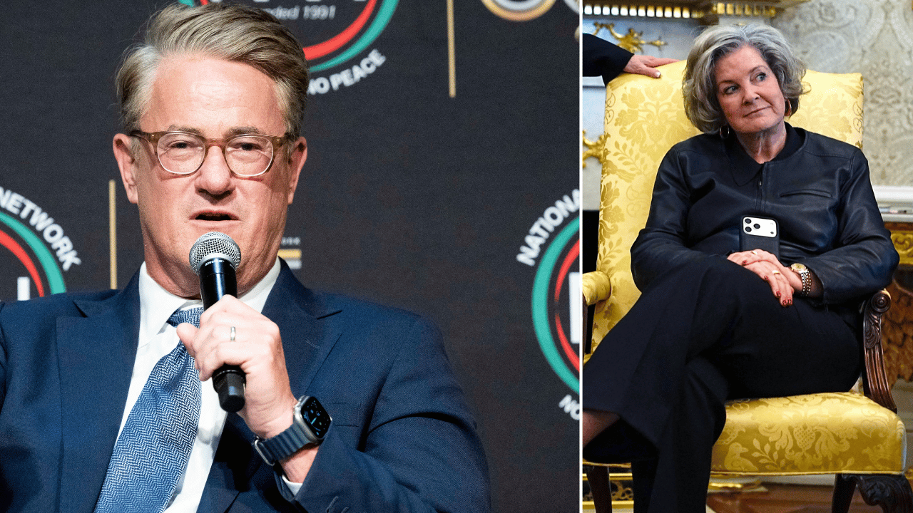 Image of 'Morning Joe' host Joe Scarborough said White House officials, including Chief of Staff Susie Wiles, were blindsided by Zacharia's fabrications.