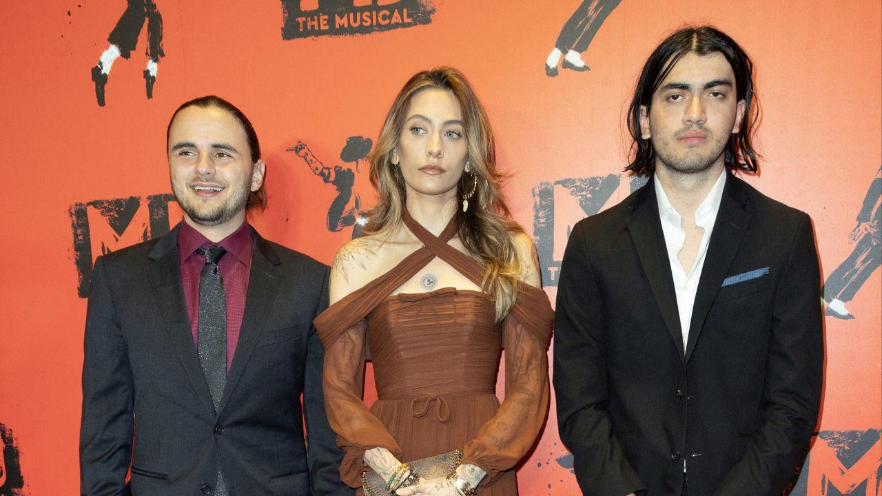 image of Bigi Jackson, the youngest son of Michael Jackson, appeared at the Berlin premiere of his father’s biopic.