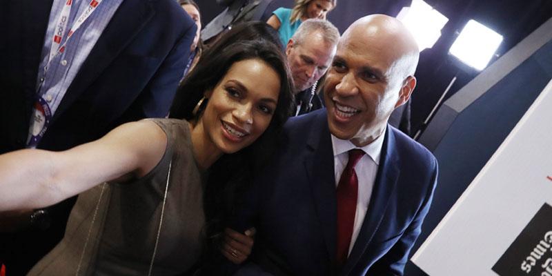 rosario dawson cory booker