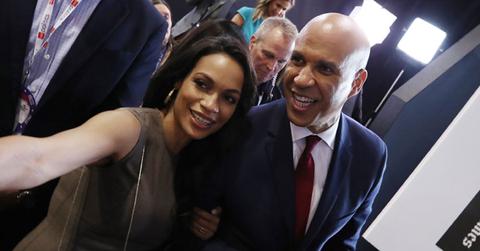 rosario dawson cory booker