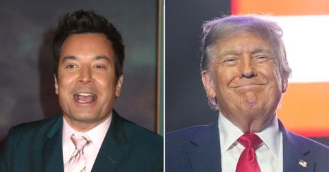 Photo of Jimmy Fallon and Donald Trump.