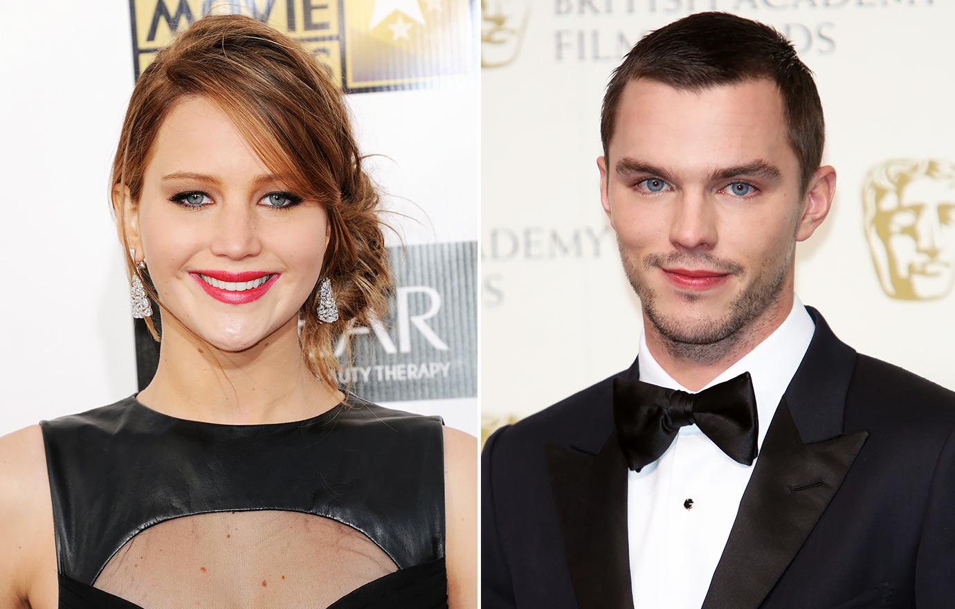 jennifer lawrence nicholas hoult a look lack on celebrity teen romances gallery