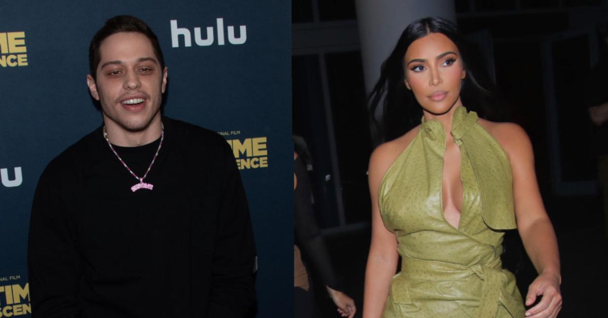 pete davidson avoids answering when asked about kim kardashian dating rumors