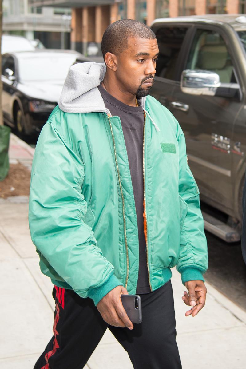 Kanye West Seen Leaving His AirBNB the Morning After Kim Kardashian Robbery In Paris