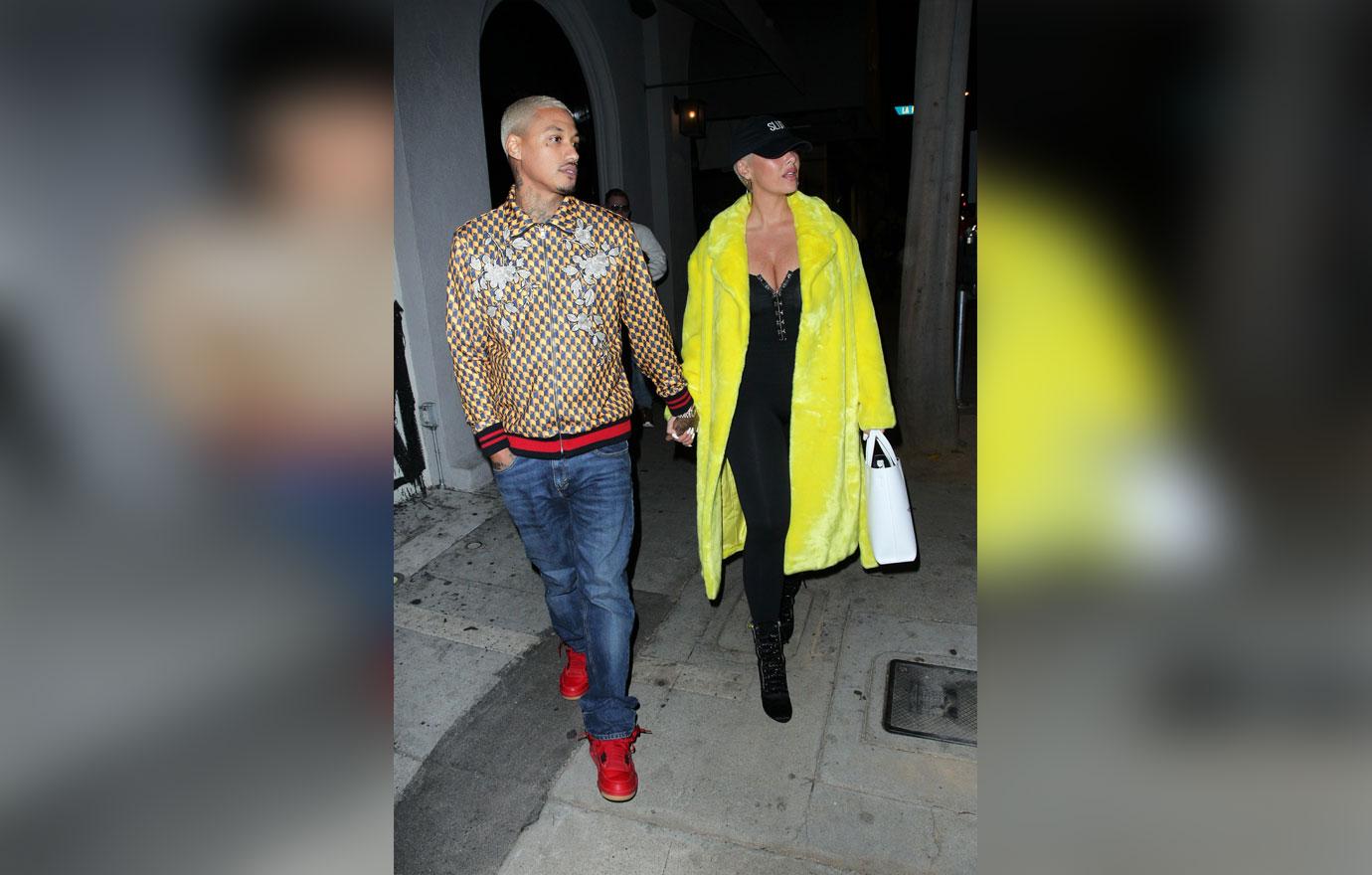 Amber rose with boyfriend ae