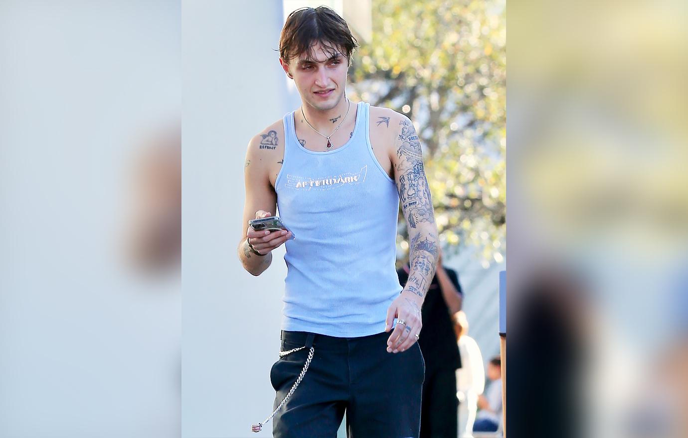 anwar hadid los angeles friends after due lipa split photos