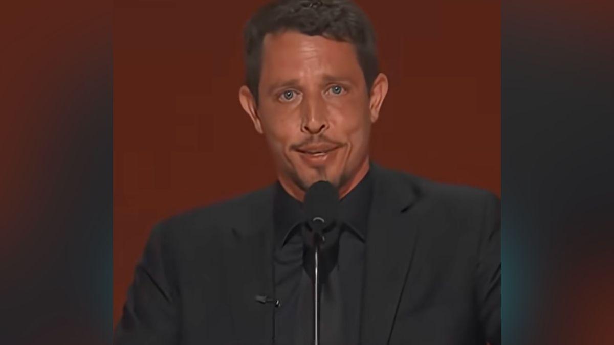 Image of Tony Hinchcliffe referenced George Floyd in his monologue.