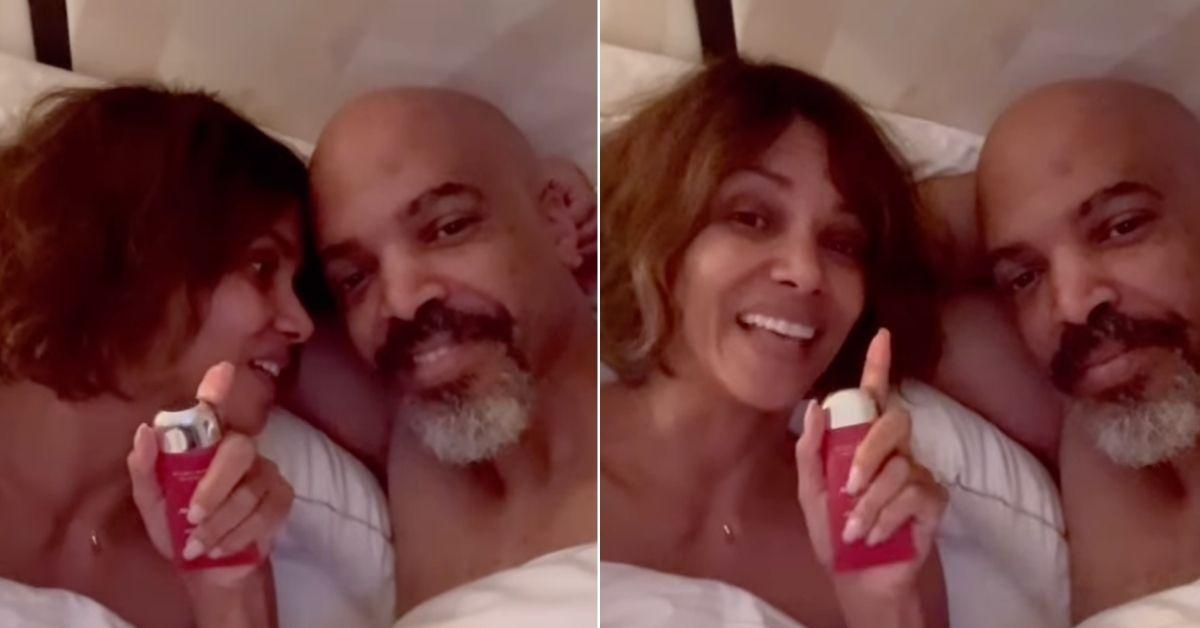 Halle Berry Holds Up Lube as She Gets Intimate With Her Boyfriend in Sensual Video From Bed