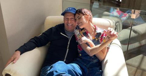 Photo of Bruce Willis and his daughter Tallulah.