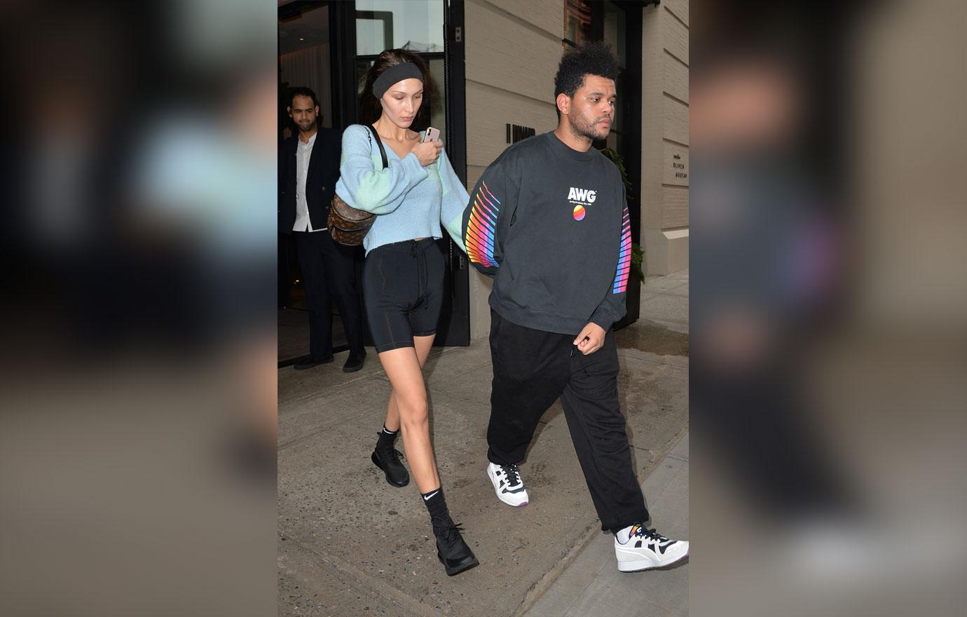 Bella Hadid exits club minutes after ex-flame The Weeknd walks in